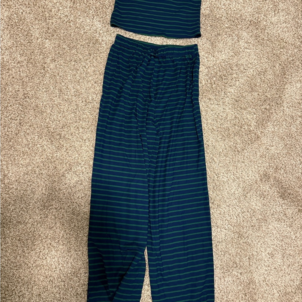 Lee Blue and Green Striped Apparel